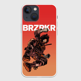 Чехол для iPhone 13 mini с принтом BRZRKR в Белгороде,  |  | anime | berserker | brzrkr | keanu reeves | netflix | аниме | берсерк | киану ривз | мультфильм. | нетфликс
