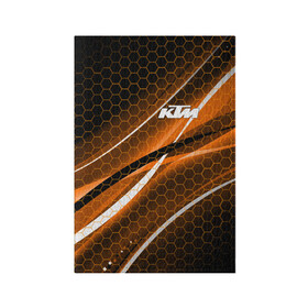 Обложка для паспорта матовая кожа с принтом KTM | КТМ в Белгороде, натуральная матовая кожа | размер 19,3 х 13,7 см; прозрачные пластиковые крепления | Тематика изображения на принте: enduro | ktm | moto | moto sport | motocycle | orange | sportmotorcycle | ктм | мото | мото спорт | мотоспорт | оранжевый | спорт мото