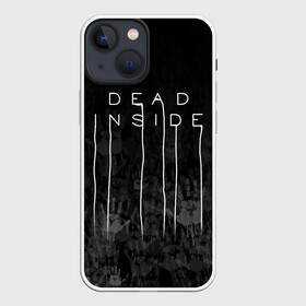 Чехол для iPhone 13 mini с принтом DEAD INSIDE | DEATH STRANDING в Белгороде,  |  | dead inside | dont open | гуль | дед инсайт | дединсайт | дэд инсайт | дэдинсайт | интроверт | кен канеки | мертв внутри | мертвый внутри