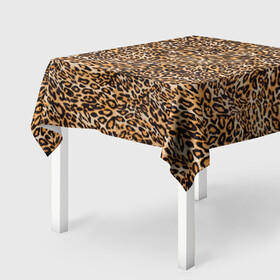 Скатерть 3D с принтом Leopard в Белгороде, 100% полиэстер (ткань не мнется и не растягивается) | Размер: 150*150 см | Тематика изображения на принте: cheetah | leopard | wool | леопард