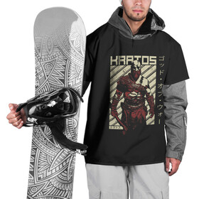 Накидка на куртку 3D с принтом Кратос в Белгороде, 100% полиэстер |  | gad of war | game | games | god of war | god of wor | атрей | атрэй | бог войны | игра | игры | кратос