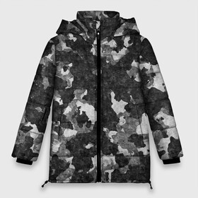 Женская зимняя куртка Oversize с принтом Gray Camouflage в Белгороде, верх — 100% полиэстер; подкладка — 100% полиэстер; утеплитель — 100% полиэстер | длина ниже бедра, силуэт Оверсайз. Есть воротник-стойка, отстегивающийся капюшон и ветрозащитная планка. 

Боковые карманы с листочкой на кнопках и внутренний карман на молнии | army | camo | camouflage | military | камуфляж