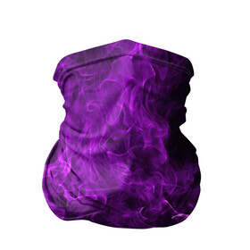 Бандана-труба 3D с принтом Violet Fire в Белгороде, 100% полиэстер, ткань с особыми свойствами — Activecool | плотность 150‒180 г/м2; хорошо тянется, но сохраняет форму | fire | flame | smoke | огонь | пламя