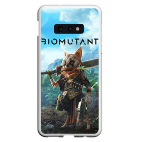 Чехол для Samsung S10E с принтом Biomutant Биомутант в Белгороде, Силикон | Область печати: задняя сторона чехла, без боковых панелей | action | animals | biomutant | gamer | nextgen | pc | player | playstation | ps 5 | rpg | steam | sword | top | valve | video games | weapon | xbox | биомутант | валв | видео игры | животные | игрок | иксбокс | меч | некстген | оружие | пк | плей