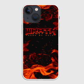 Чехол для iPhone 13 mini с принтом WRATH: Aeon of Ruin FIRE в Белгороде,  |  | 90 е | aeon of ruin | quake | tegunvteg | wrath | wrath: aeon of ruin | игра | компьютерная игра | монстры | огонь | пламя | ретро | реьро шутер | шутер