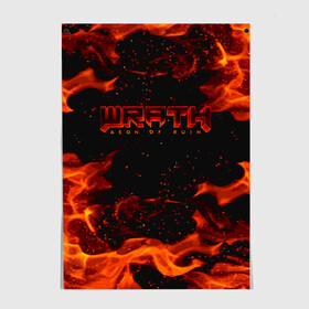 Постер с принтом WRATH: Aeon of Ruin FIRE в Белгороде, 100% бумага
 | бумага, плотность 150 мг. Матовая, но за счет высокого коэффициента гладкости имеет небольшой блеск и дает на свету блики, но в отличии от глянцевой бумаги не покрыта лаком | 90 е | aeon of ruin | quake | tegunvteg | wrath | wrath: aeon of ruin | игра | компьютерная игра | монстры | огонь | пламя | ретро | реьро шутер | шутер