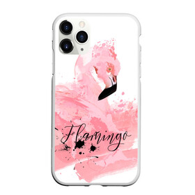 Чехол для iPhone 11 Pro матовый с принтом flamingo в Белгороде, Силикон |  | flamingo | птицы | розовый | фламинго