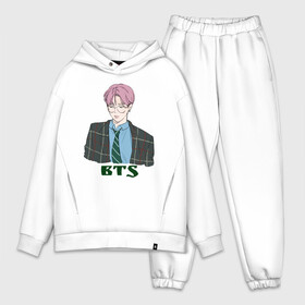 Мужской костюм хлопок OVERSIZE с принтом BTS anime style в Белгороде,  |  | Тематика изображения на принте: bts | k pop | kpop | rm | аниме | бтс | ви | джей хоуп | джонгук | кпоп | сюга | чимин | чин | япония