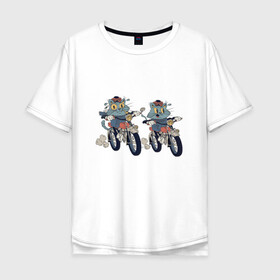 Мужская футболка хлопок Oversize с принтом Коты Байкеры в Белгороде, 100% хлопок | свободный крой, круглый ворот, “спинка” длиннее передней части | Тематика изображения на принте: bike | bikers | cat | cats | cute | jawa | kawaii | kitten | kitty | pussycat | rebel | rocker | байк | байки | бунтари | восход | гонки | кавайи | киски | кисы | котенок | коты | котята | люблю котов | мотоцикл | мотоциклисты | на мотоциклах
