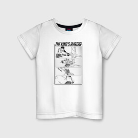 Детская футболка хлопок с принтом The Kings Avatar в Белгороде, 100% хлопок | круглый вырез горловины, полуприлегающий силуэт, длина до линии бедер | master of skill | quan zhi gao shou | the kings avatar | ye xiu | аватар короля | е сю