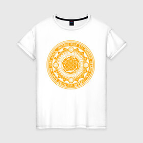 Женская футболка хлопок с принтом Магический круг в Белгороде, 100% хлопок | прямой крой, круглый вырез горловины, длина до линии бедер, слегка спущенное плечо | доктор стрэндж | константин | круг | магия | сверхъестественное