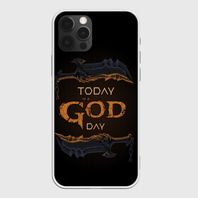 Чехол для iPhone 12 Pro Max с принтом God day GOW в Белгороде, Силикон |  | gad of war | game | games | god of war | god of wor | бог войны | игра | игры | кинжалы | кратос | праздник