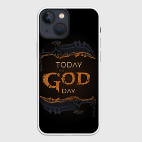 Чехол для iPhone 13 mini с принтом God day | GOW в Белгороде,  |  | gad of war | game | games | god of war | god of wor | бог войны | игра | игры | кинжалы | кратос | праздник