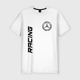 Мужская футболка хлопок Slim с принтом Mercedes в Белгороде, 92% хлопок, 8% лайкра | приталенный силуэт, круглый вырез ворота, длина до линии бедра, короткий рукав | amg | auto | bens | benz | logo | merc | mercedes | mersedes | moto | star | vthctltc | авто | амг | бенц | звезда | класс | лого | логотип | мерин | мерс | мерседес | мото | символ | символы | ьуксувуы