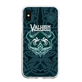 Чехол для iPhone XS Max матовый с принтом Valheim шлем с рогами в Белгороде, Силикон | Область печати: задняя сторона чехла, без боковых панелей | fantasy | mmo | valheim | valve | валхейм | вальхейм | викинги | выживалка | игра | королевская битва | ммо | ролевая игра | фэнтази