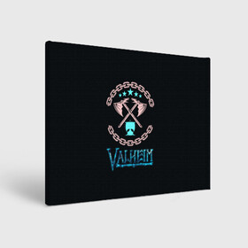 Холст прямоугольный с принтом Valheim лого и цепи в Белгороде, 100% ПВХ |  | fantasy | mmo | valheim | valve | валхейм | вальхейм | викинги | выживалка | игра | королевская битва | ммо | ролевая игра | фэнтази
