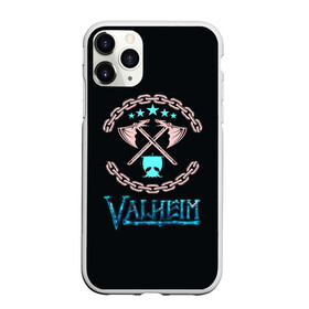 Чехол для iPhone 11 Pro матовый с принтом Valheim лого и цепи в Белгороде, Силикон |  | fantasy | mmo | valheim | valve | валхейм | вальхейм | викинги | выживалка | игра | королевская битва | ммо | ролевая игра | фэнтази