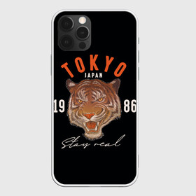 Чехол для iPhone 12 Pro Max с принтом Tokyo Tiger Japan в Белгороде, Силикон |  | japan | tokyo | большая кошка | полосатый | тигр | тигрица | токио | хищник