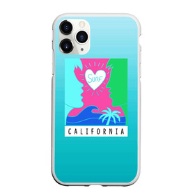 Чехол для iPhone 11 Pro Max матовый с принтом CALIFORNIA SURF в Белгороде, Силикон |  | california | love | surf | влюбленные | закат | калифорния | любовь | море | пальма