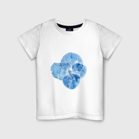 Детская футболка хлопок с принтом Обфускация видимого  в Белгороде, 100% хлопок | круглый вырез горловины, полуприлегающий силуэт, длина до линии бедер | бабочка | иллюзия | листья | насекомое | нечто | рентген | цветок