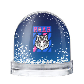 Снежный шар с принтом Roar Tiger в Белгороде, Пластик | Изображение внутри шара печатается на глянцевой фотобумаге с двух сторон | roar | большая кошка | полосатый | тигр | тигрица | хищник