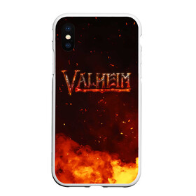 Чехол для iPhone XS Max матовый с принтом Valheim огненный лого в Белгороде, Силикон | Область печати: задняя сторона чехла, без боковых панелей | Тематика изображения на принте: fantasy | mmo | valheim | valve | валхейм | вальхейм | викинги | выживалка | игра | королевская битва | ммо | ролевая игра | фэнтази