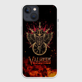 Чехол для iPhone 13 с принтом Valheim символ черепа в Белгороде,  |  | fantasy | mmo | valheim | valve | валхейм | вальхейм | викинги | выживалка | игра | королевская битва | ммо | ролевая игра | фэнтази