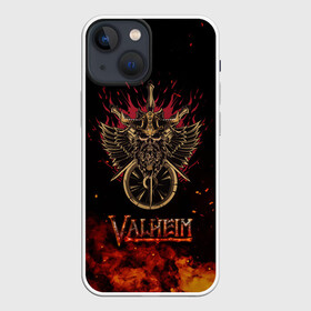 Чехол для iPhone 13 mini с принтом Valheim символ черепа в Белгороде,  |  | fantasy | mmo | valheim | valve | валхейм | вальхейм | викинги | выживалка | игра | королевская битва | ммо | ролевая игра | фэнтази