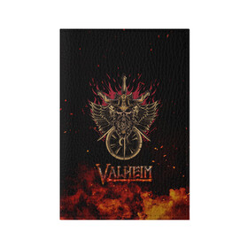 Обложка для паспорта матовая кожа с принтом Valheim символ черепа в Белгороде, натуральная матовая кожа | размер 19,3 х 13,7 см; прозрачные пластиковые крепления | fantasy | mmo | valheim | valve | валхейм | вальхейм | викинги | выживалка | игра | королевская битва | ммо | ролевая игра | фэнтази