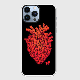 Чехол для iPhone 13 Pro Max с принтом Сердце Из Котиков в Белгороде,  |  | cat | cats | heart | kittens | love | meow | moore | red | кот | котики | котята | кошка | красный | лав | любовь | мур | мяу | сердечко | сердце