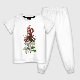 Детская пижама хлопок с принтом Маленькая Эмбер в Белгороде, 100% хлопок |  брюки и футболка прямого кроя, без карманов, на брюках мягкая резинка на поясе и по низу штанин
 | абочка | анемония | арт | бабочки | белый цветок | боевая девочка | боевая девушка | зайчик | заяц | игрушка | игрушка кролик | кролик | милая девочка | милая девушка | рисунок | сесилия