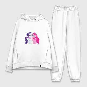 Женский костюм хлопок Oversize с принтом My Little Pony Pinkie Pie And в Белгороде,  |  | applejack | friendship | mylittlepony | rainbow dash | twilight sparkle | waifu | вайфу | дружба это магия | друзья | кони | моя маленькая пони | мультфильм | пони | радуга | ренбоу деш | эплджек