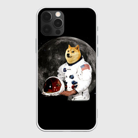Чехол для iPhone 12 Pro Max с принтом Доги Космонавт в Белгороде, Силикон |  | doge | earth | mars | meme | moon | nasa | space | star | usa | америка | гагарин | доги | животные | звезда | земля | корги | космонавт | космос | луна | марс | мем | наса | планета | прикол | собака | сша | флаг