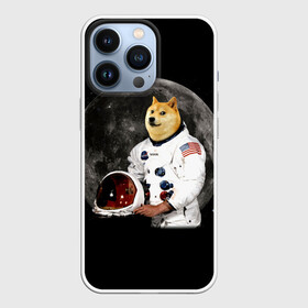Чехол для iPhone 13 Pro с принтом Доги Космонавт в Белгороде,  |  | doge | earth | mars | meme | moon | nasa | space | star | usa | америка | гагарин | доги | животные | звезда | земля | корги | космонавт | космос | луна | марс | мем | наса | планета | прикол | собака | сша | флаг