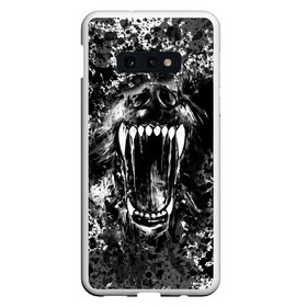 Чехол для Samsung S10E с принтом Волчья пасть в Белгороде, Силикон | Область печати: задняя сторона чехла, без боковых панелей | волк | волчья пасть | животные | зубы | оскал | рык | собака
