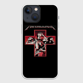 Чехол для iPhone 13 mini с принтом METALLICA в Белгороде,  |  | american | metal band | metallica | music | mystic | rock | американская | металлика | музыка | рок