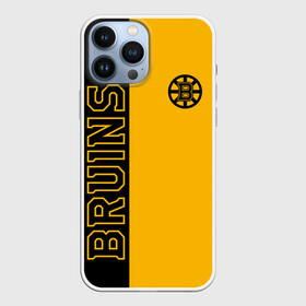 Чехол для iPhone 13 Pro Max с принтом NHL BOSTON BRUINS в Белгороде,  |  | black | boston | bruins | hockey | ice | logo | nhl | sport | usa | бостон | брюинз | кубок | логотип | нхл | спорт | стэнли | хоккей