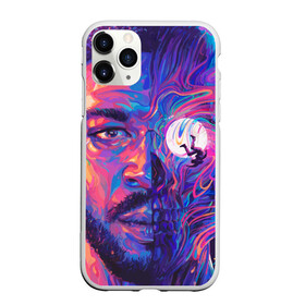 Чехол для iPhone 11 Pro матовый с принтом KiD CuDi | КиД КуДи в Белгороде, Силикон |  | Тематика изображения на принте: bape | bape cudi | bape kid cudi | dape kid | kid cudi | neon | paint | space | байе кид | бейп | бейп кид куди | бейп куди | борода | брызги краски | бэйп | взгляд | голова | кид куди | космос | краска | крупным планом | лицо | луна