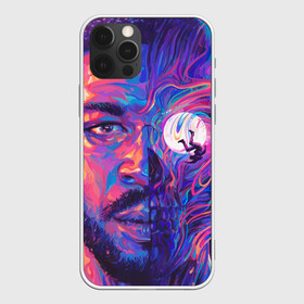 Чехол для iPhone 12 Pro Max с принтом KiD CuDi | КиД КуДи в Белгороде, Силикон |  | Тематика изображения на принте: bape | bape cudi | bape kid cudi | dape kid | kid cudi | neon | paint | space | байе кид | бейп | бейп кид куди | бейп куди | борода | брызги краски | бэйп | взгляд | голова | кид куди | космос | краска | крупным планом | лицо | луна