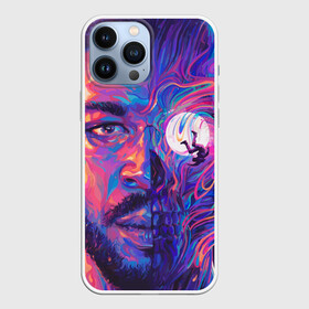 Чехол для iPhone 13 Pro Max с принтом KiD CuDi | КиД КуДи в Белгороде,  |  | bape | bape cudi | bape kid cudi | dape kid | kid cudi | neon | paint | space | байе кид | бейп | бейп кид куди | бейп куди | борода | брызги краски | бэйп | взгляд | голова | кид куди | космос | краска | крупным планом | лицо | луна