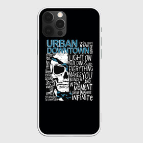 Чехол для iPhone 12 Pro Max с принтом URBAN Downtown в Белгороде, Силикон |  | hell | skull | ад | скелет | ужасы | череп | черепушка