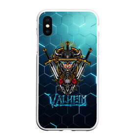 Чехол для iPhone XS Max матовый с принтом Valheim Neon Samurai в Белгороде, Силикон | Область печати: задняя сторона чехла, без боковых панелей | fantasy | mmo | valheim | valve | валхейм | вальхейм | викинги | выживалка | игра | королевская битва | ммо | ролевая игра | фэнтази