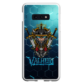 Чехол для Samsung S10E с принтом Valheim Neon Samurai в Белгороде, Силикон | Область печати: задняя сторона чехла, без боковых панелей | fantasy | mmo | valheim | valve | валхейм | вальхейм | викинги | выживалка | игра | королевская битва | ммо | ролевая игра | фэнтази