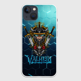 Чехол для iPhone 13 с принтом Valheim Neon Samurai в Белгороде,  |  | fantasy | mmo | valheim | valve | валхейм | вальхейм | викинги | выживалка | игра | королевская битва | ммо | ролевая игра | фэнтази