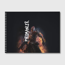 Альбом для рисования с принтом Pyromancer в Белгороде, 100% бумага
 | матовая бумага, плотность 200 мг. | devastator | outriders | outsiders | people can fly | pyromancer | square enix | technomancer | trickster | аутрайдерс