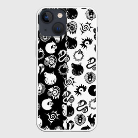 Чехол для iPhone 13 mini с принтом ЭМБЛЕМЫ 7 СМЕРТНЫХ ГРЕХОВ в Белгороде,  |  | anime | japan | japanese | jujutsu | jujutsu kaisen | kaisen | sukuna | tattoo | аниме | двуликий призрак | иероглифы | инумаки | итадори | итадори юдзи | магическая битва | нобара | панда | рёмен | рёмен сукуна | сатору | сукуна