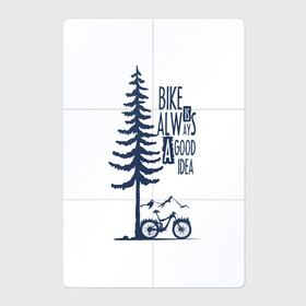 Магнитный плакат 2Х3 с принтом Gooood Idea в Белгороде, Полимерный материал с магнитным слоем | 6 деталей размером 9*9 см | Тематика изображения на принте: mtb | байк | велосипед | горы | дерево | лес | мтб | спорт