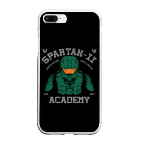 Чехол для iPhone 7Plus/8 Plus матовый с принтом Spartan - 2 Academy в Белгороде, Силикон | Область печати: задняя сторона чехла, без боковых панелей | game | games | halo | heilo | master chif | spartan | игра | игры | ковенант | ковенанты | мастер чиф | спартанец | хало | хейло | хэйло