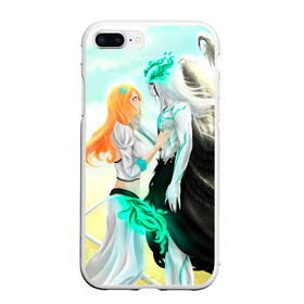 Чехол для iPhone 7Plus/8 Plus матовый с принтом Bleach Grimmjow and Orihime в Белгороде, Силикон | Область печати: задняя сторона чехла, без боковых панелей | Тематика изображения на принте: bleach brave souls bleach anime art гриммджоу и орихиме  grimmjow and orihime