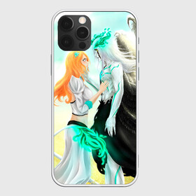 Чехол для iPhone 12 Pro с принтом Bleach Grimmjow and Orihime в Белгороде, силикон | область печати: задняя сторона чехла, без боковых панелей | bleach brave souls bleach anime art гриммджоу и орихиме  grimmjow and orihime